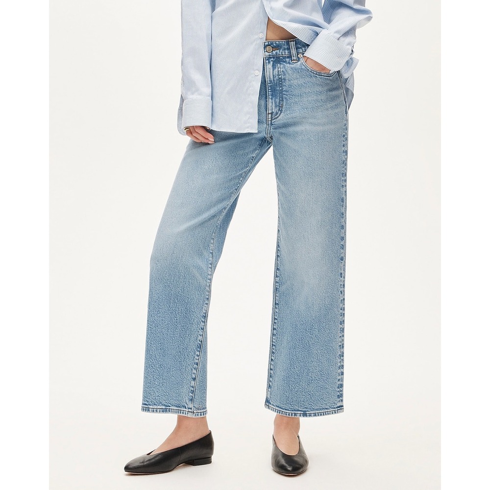 J.Crew 96 Low Rise Slim Wide Leg Jeans Light Wash Denim 27